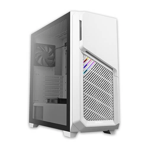 Antec DP502 Flux Midi Tower Gaming PC Case White 0-761345-80051-8