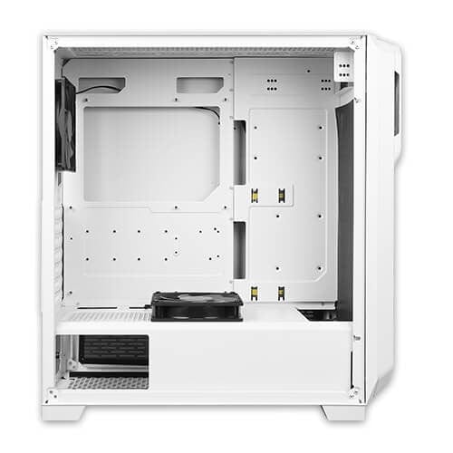 Antec DP502 Flux Midi Tower Gaming PC Case White 0-761345-80051-8