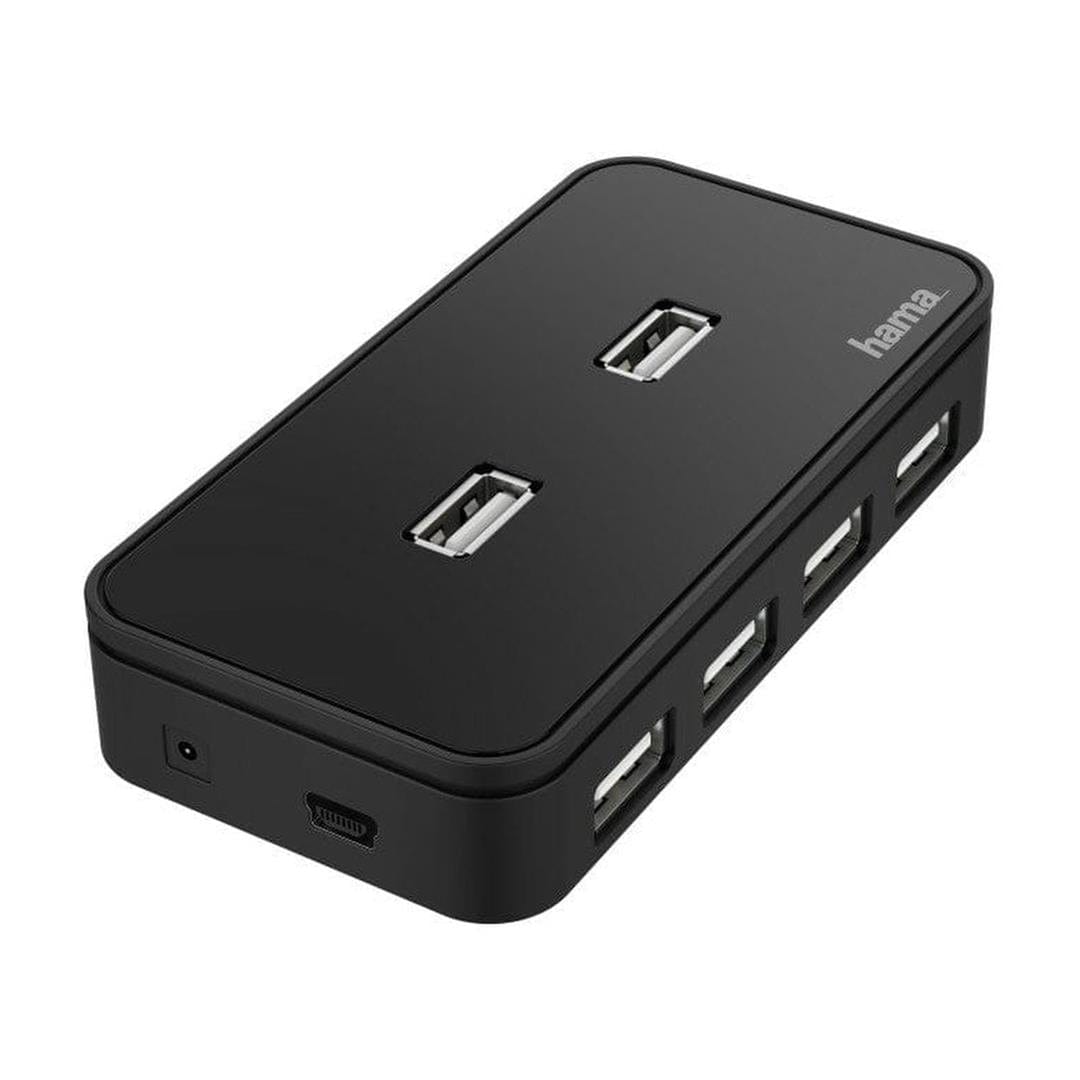 Hama 7-in-1 USB Hub Black 00200123