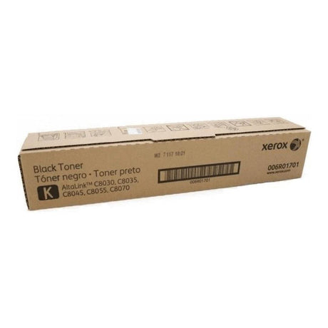 Xerox AltaLink C8030 C8035 C8045 C8055 C8070 Black Toner Cartridge 26,000 Pages Original 006R01701 Single-pack