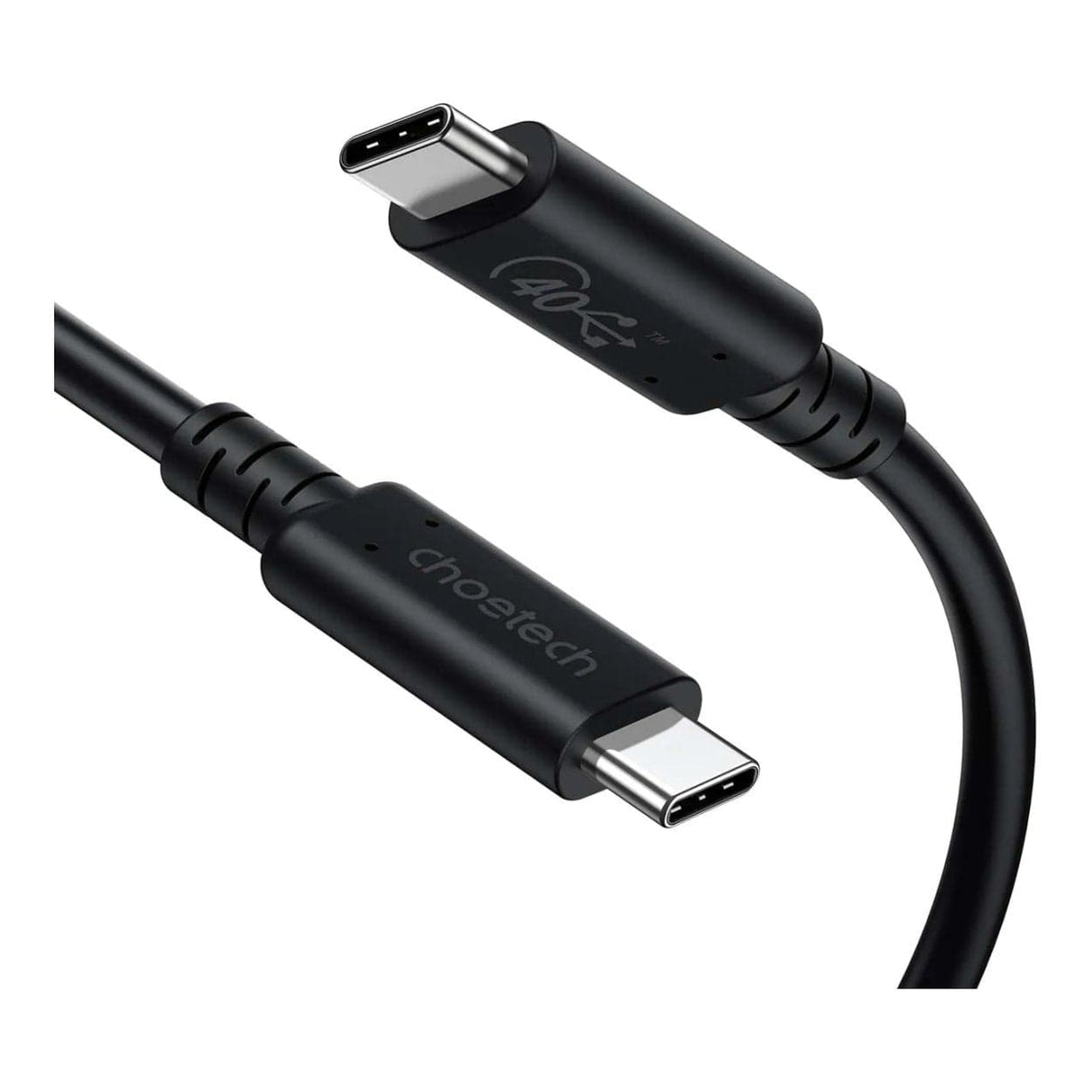 Choetech Type-C Male to Male Cable 0.8m Black