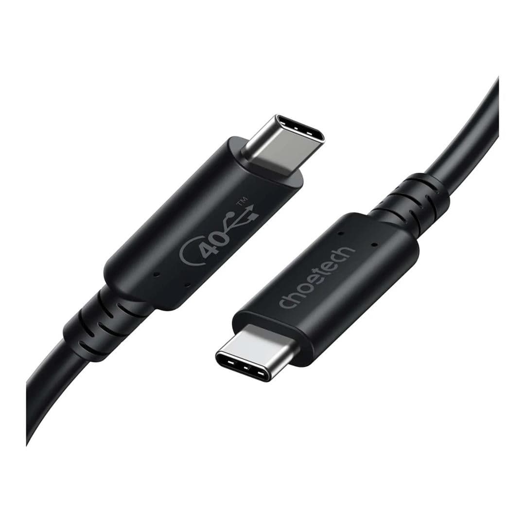 Choetech Type-C Male to Male Cable 0.8m Black