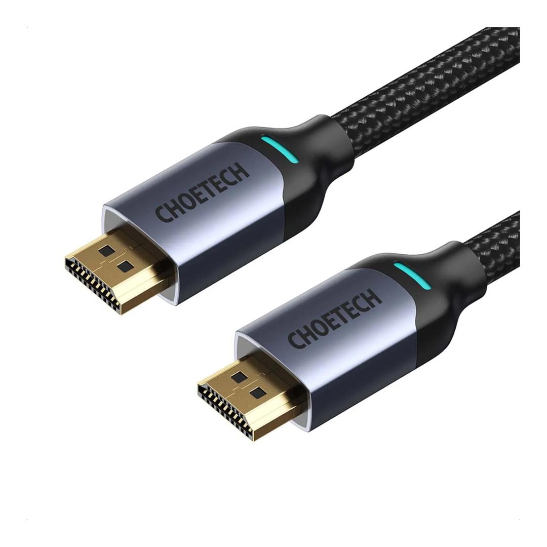 Choetech 8K HDMI 2.1 Male to Male Braided Cable 2m 01.02.04.XHH01-BK