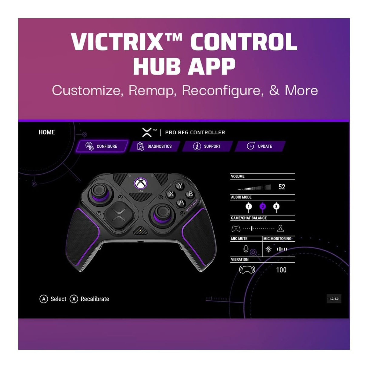 PDP Victrix Pro BFG Xbox Wireless Gaming Controller 049-002-BK