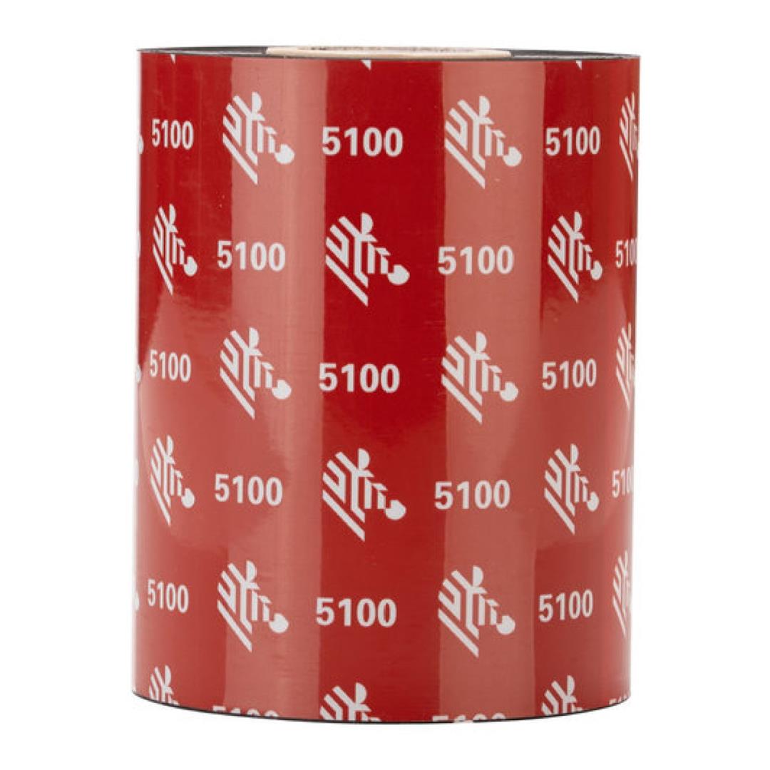 Zebra 5100 Premium Resin Thermal Transfer Ribbon 83mm x 450m Black 6-pack 05100BK08345