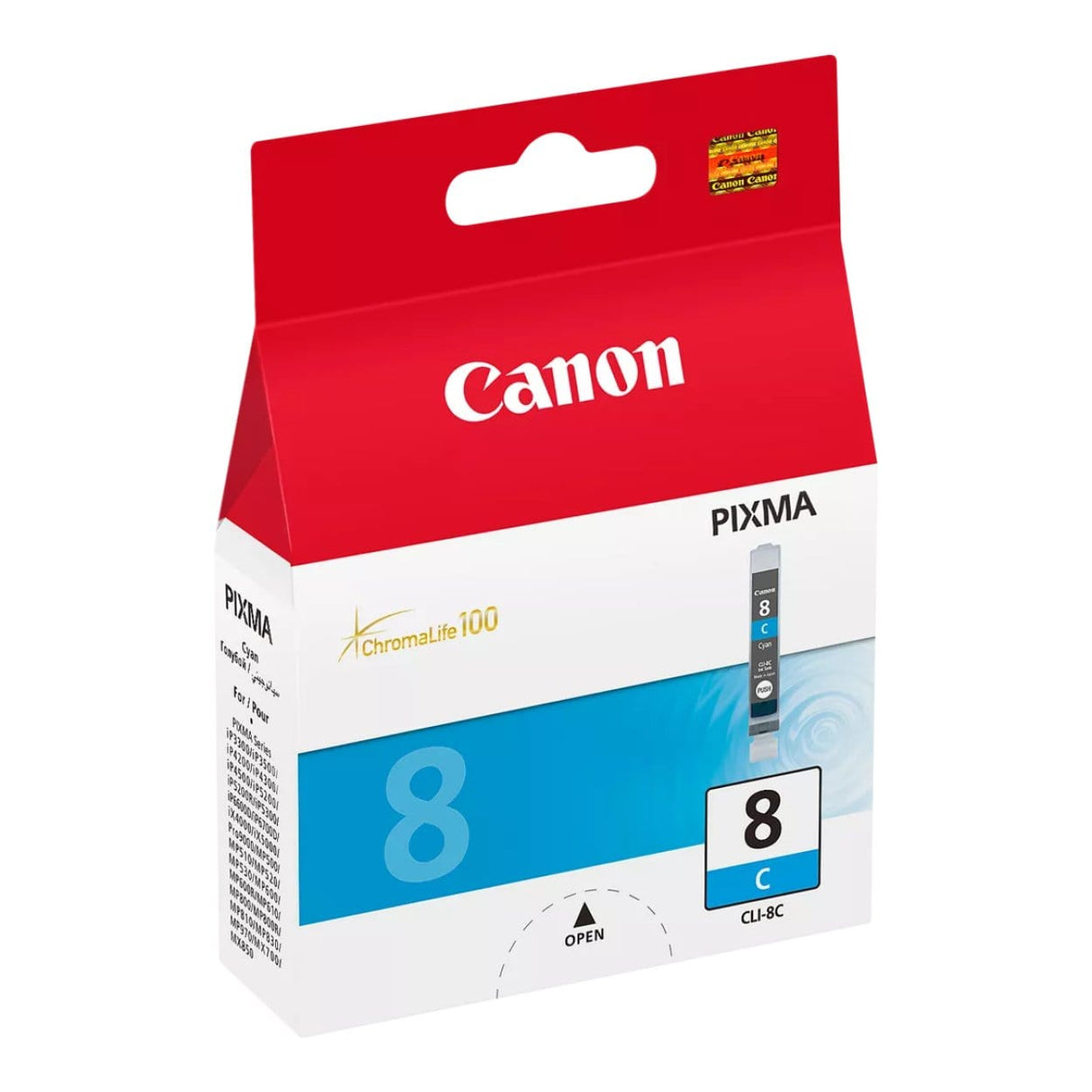 Canon CLI-8C Cyan Printer Ink Cartridge Original 0621B024 Single-pack