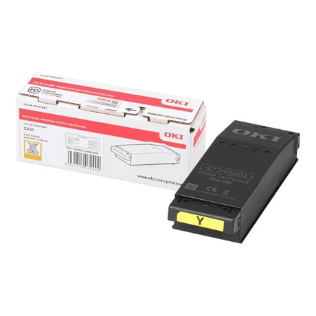 OKI C650 Toner Cartridge Original Yellow 6,000 Pages 9006129