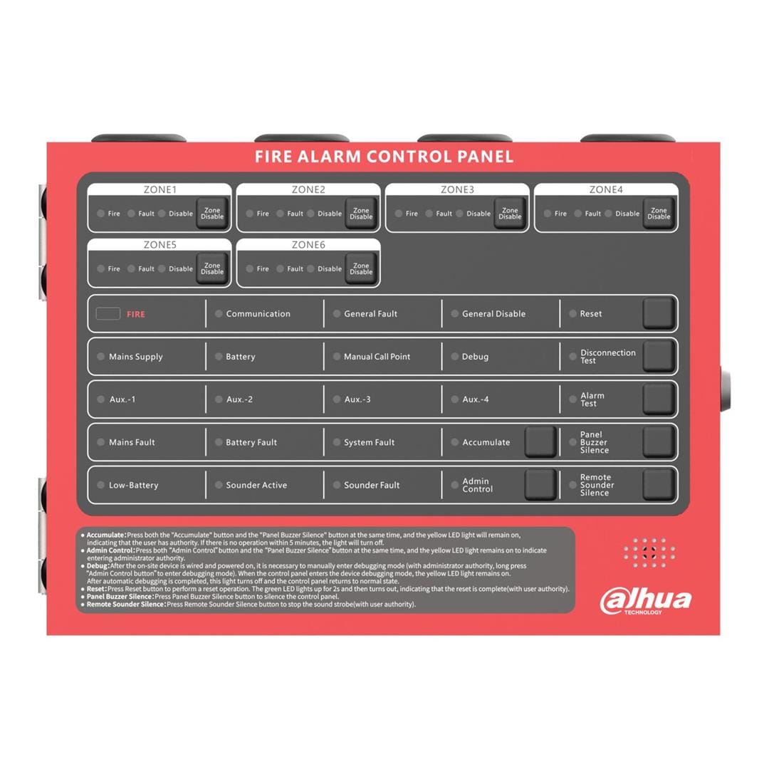 WisuAlarm HY-C102-8 Conventional 8 Zone Fire Alarm Control Panel