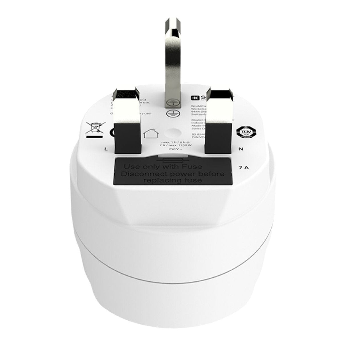 Skross Combo World to UK Adapter Plug 1.500231-E