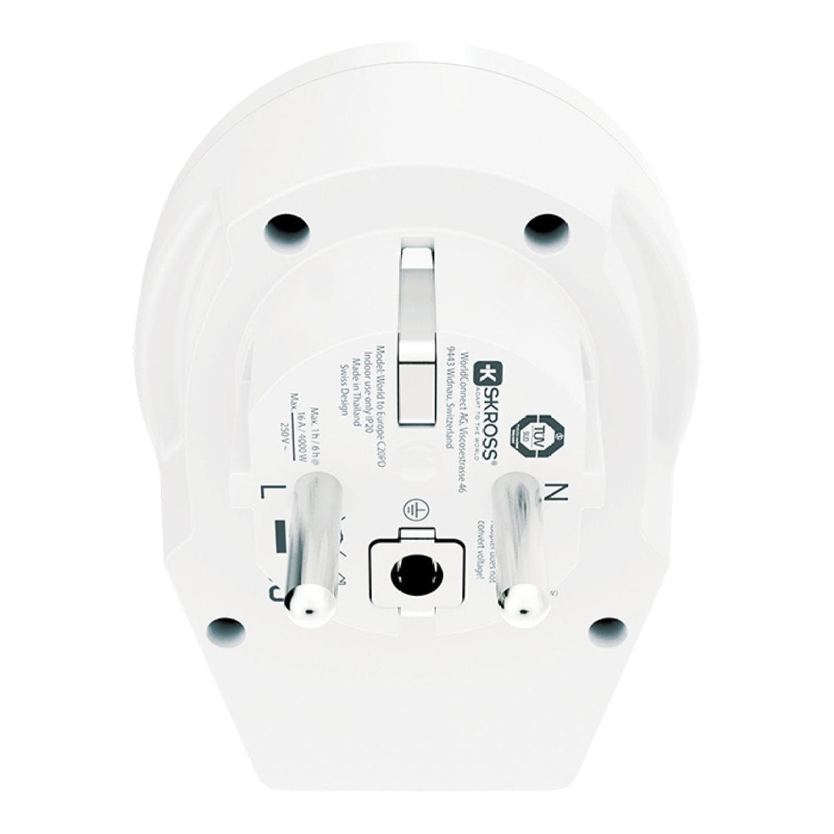 Skross C20PD World to Europe USB Adapter Plug 1.50029