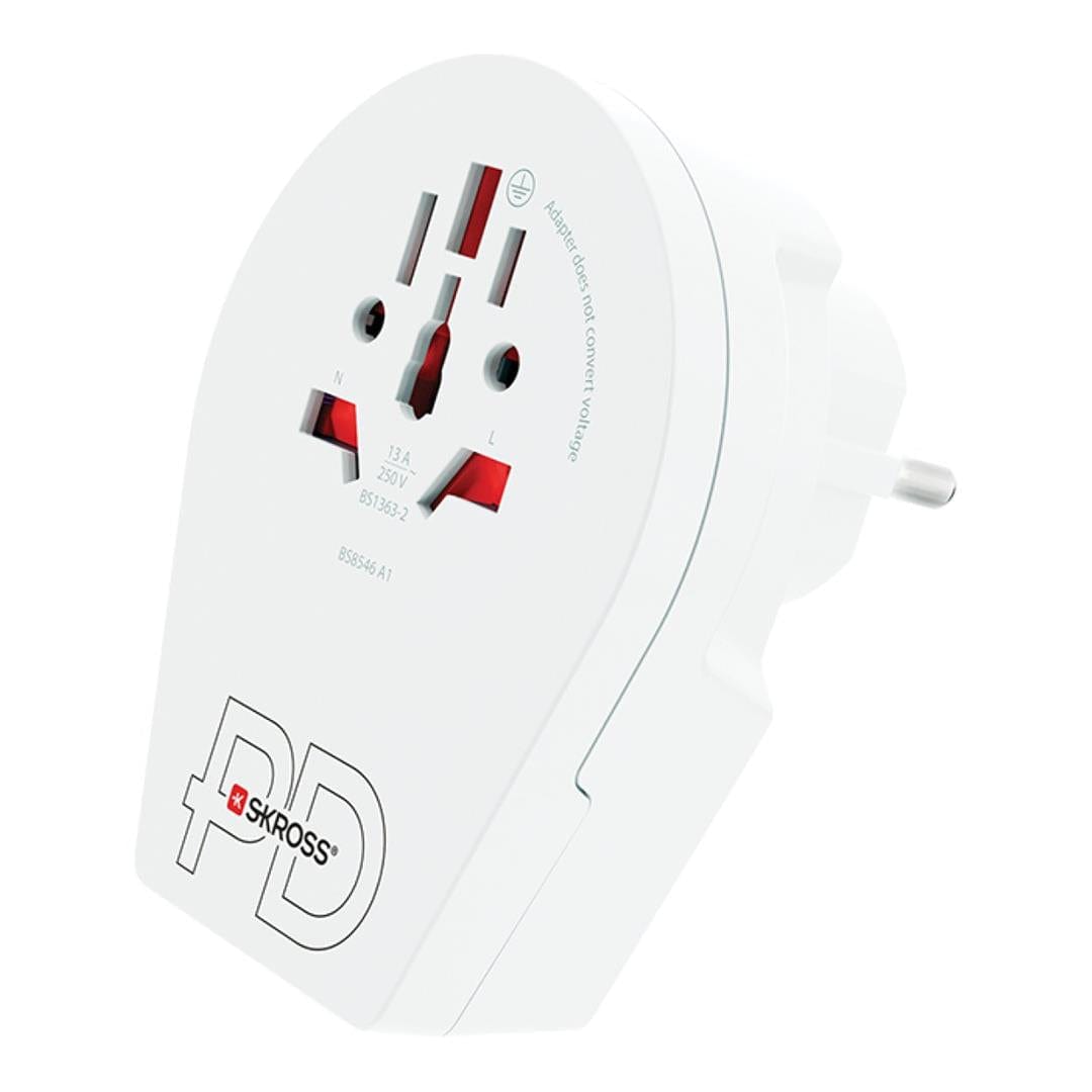 Skross C20PD World to Europe USB Adapter Plug 1.50029