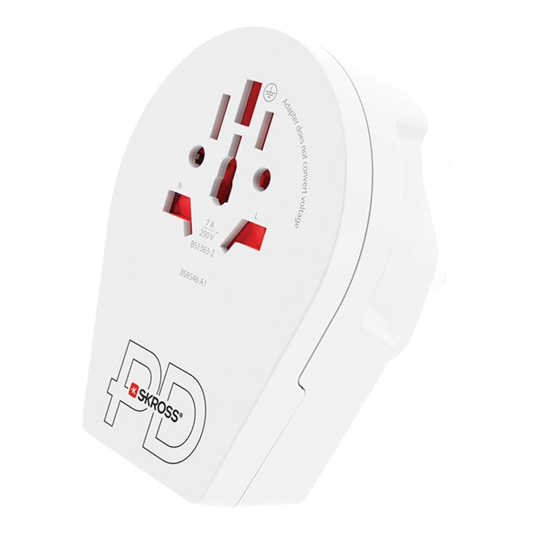 Skross C20PD World to UK USB Adapter Plug 1.500291