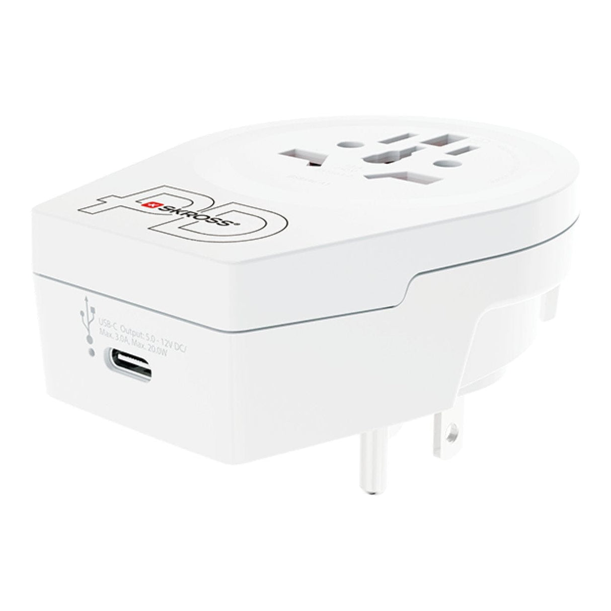 Skross C20PD World to USA USB Adapter Plug 1.500292
