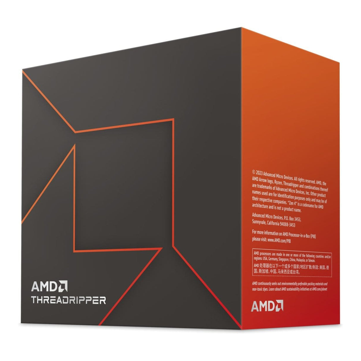 AMD Ryzen Threadripper 7960X CPU - AMD Ryzen 7 24-core Socket STR5 5.3GHz Processor 100-100001352WOF