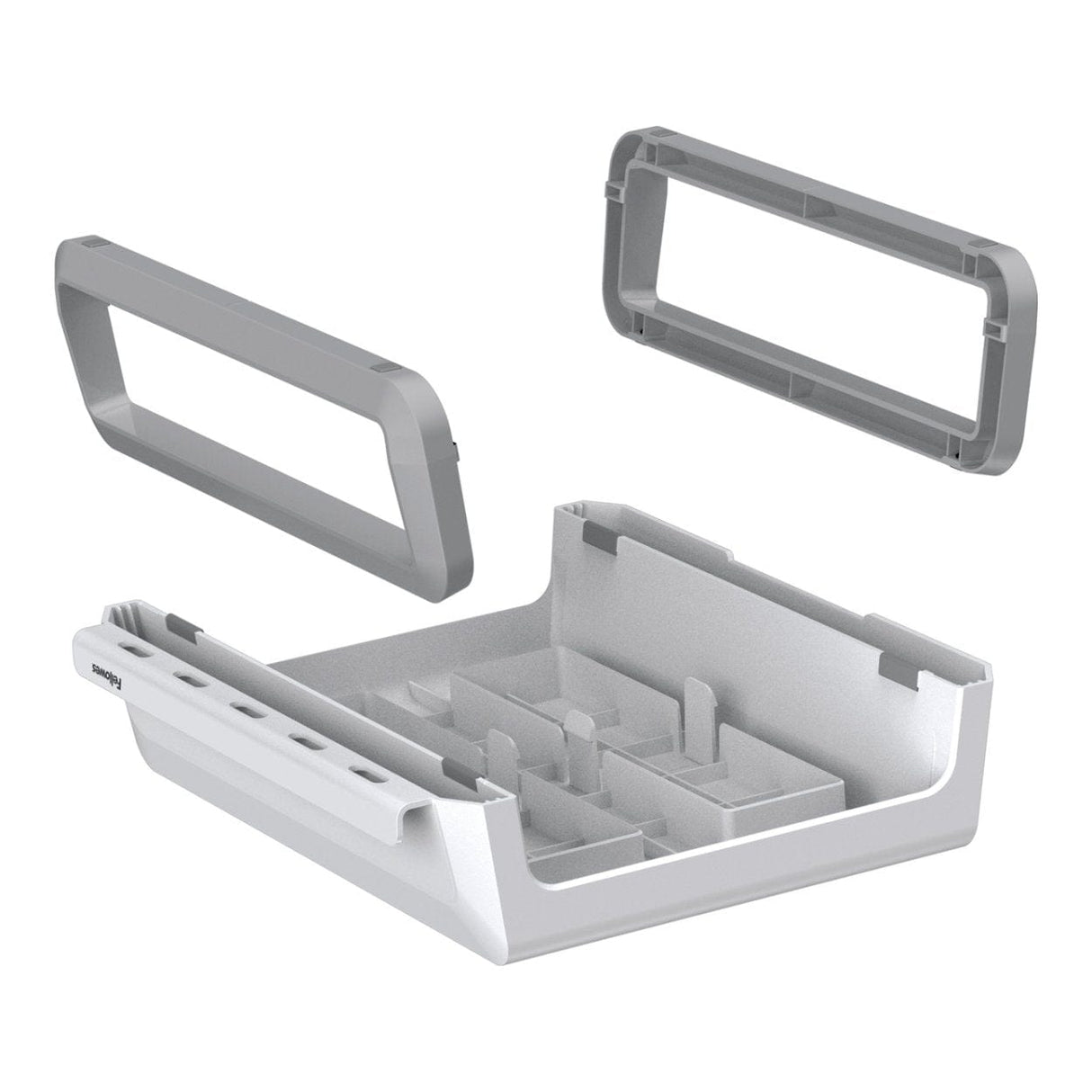 Fellowes Breyta Height Adjustment Monitor Riser Stand White 100016561