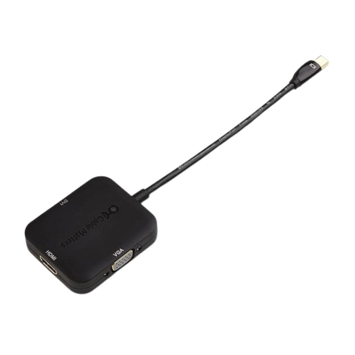 Cable Matters 3-in-1 Mini DisplayPort Adapter 101020-BLACK