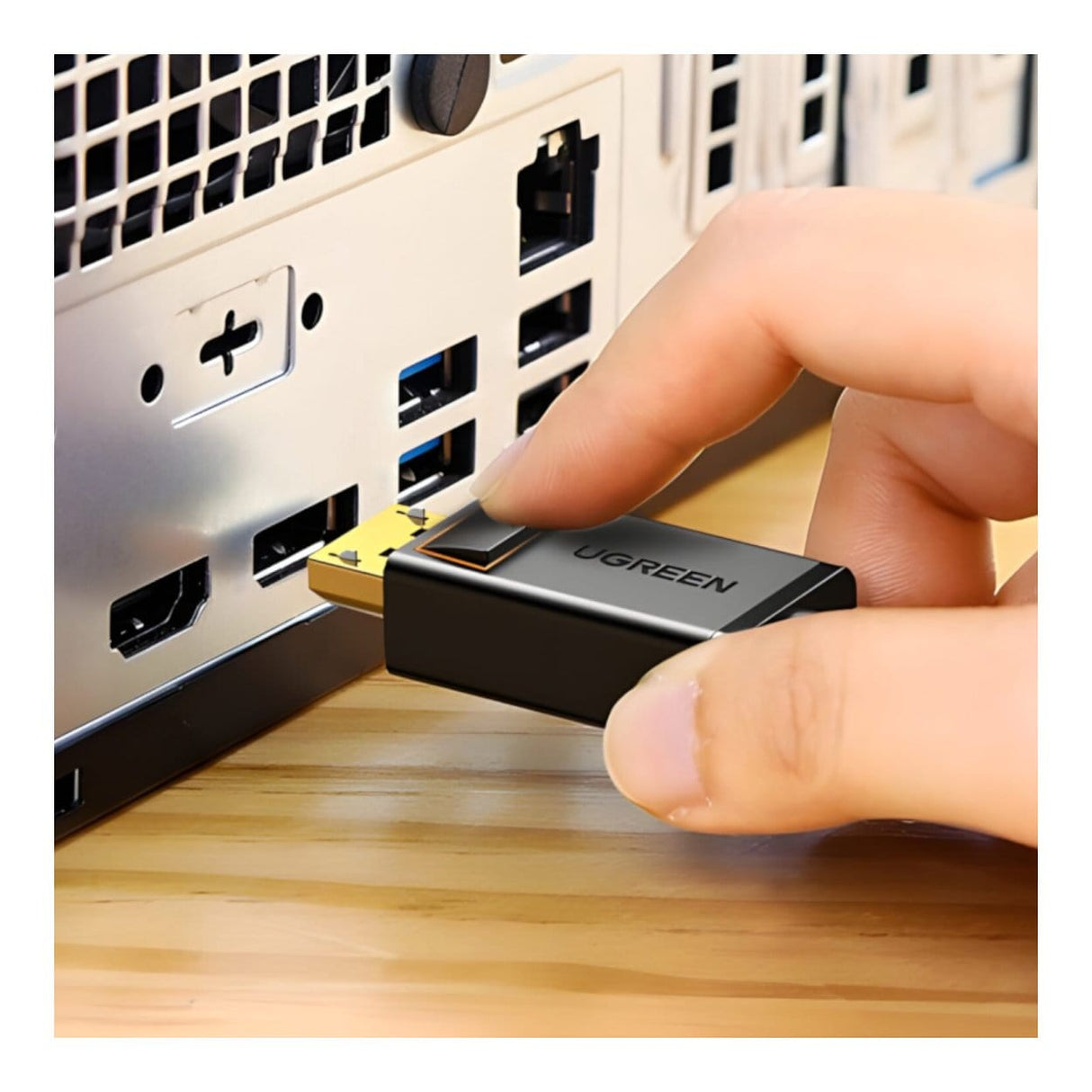 Ugreen 1.5m Unidirectional 4K 30Hz DisplayPort to HDMI Cable Black 10239