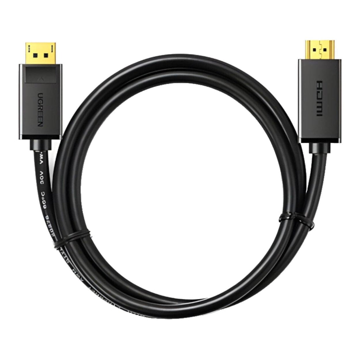 Ugreen 1.5m Unidirectional 4K 30Hz DisplayPort to HDMI Cable Black 10239
