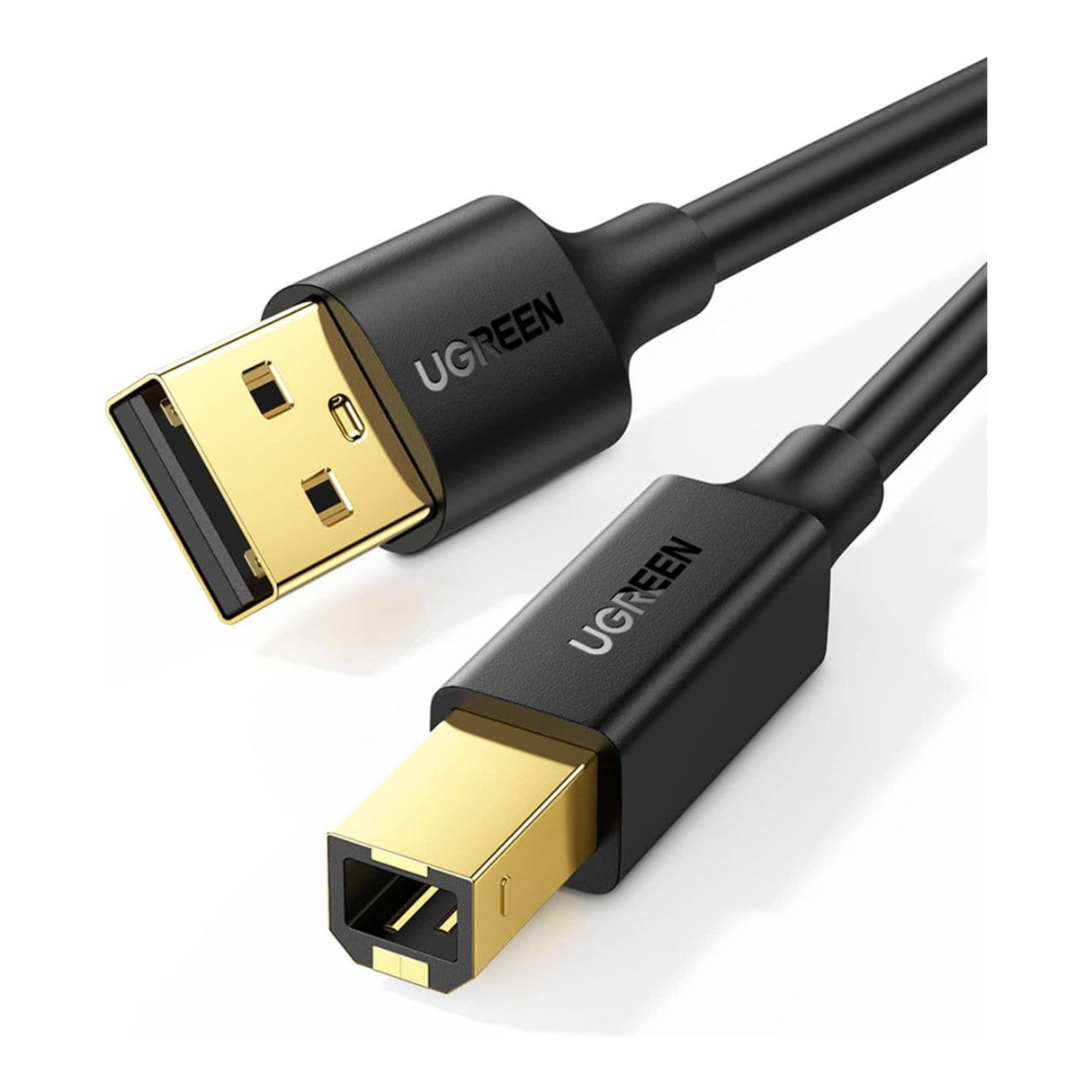 Ugreen 10350 1.5m USB 2.0 to USB-B Printer Cable Black
