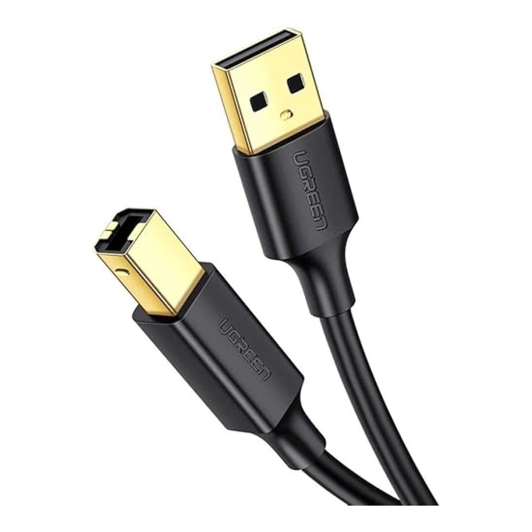 Ugreen 10350 1.5m USB 2.0 to USB-B Printer Cable Black