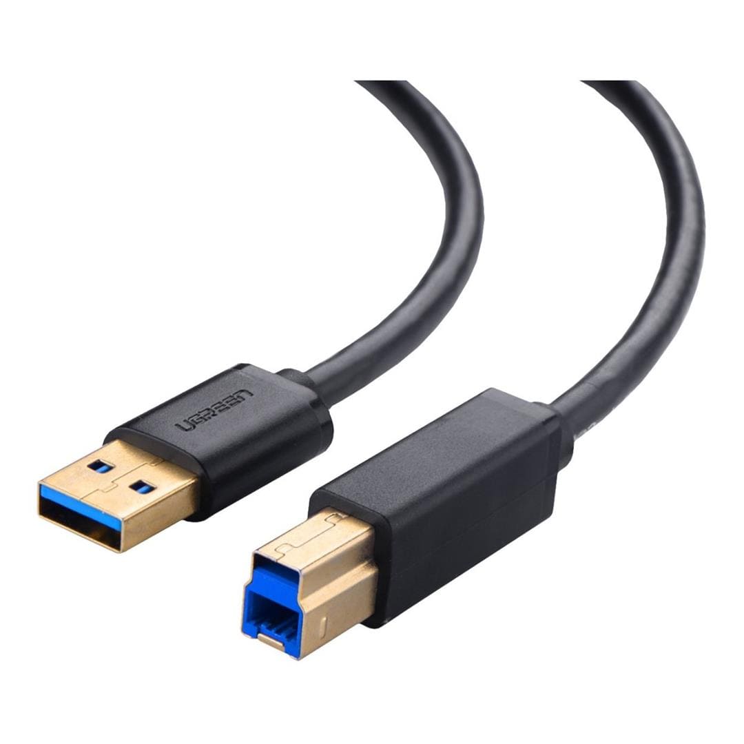 Ugreen 2m US210 USB-A Printer Cable Black 10372
