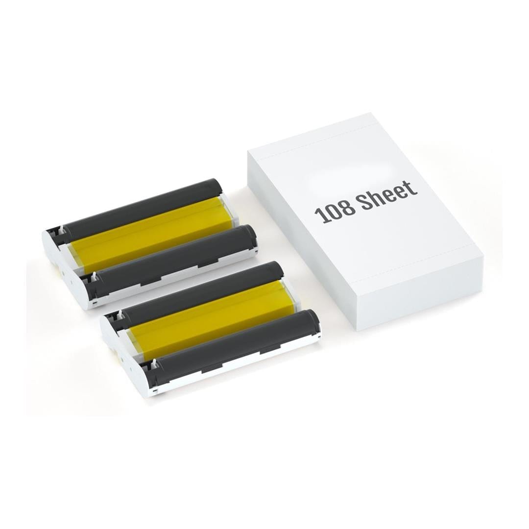 HPRT 4"x6" Photo Paper 108 Sheets and Two Ribbons 104600004