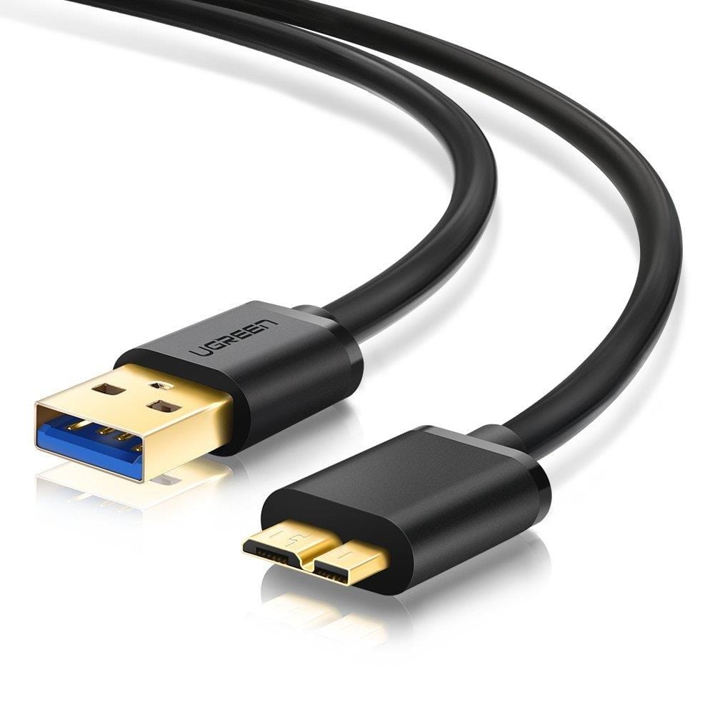 Ugreen 0.5m USB-A Male to Micro-B Male Cable Black 10840