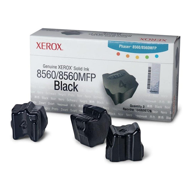 Xerox PH8560 Black Drum Cartridge 3,400 Pages Original 108R00726 3-pack