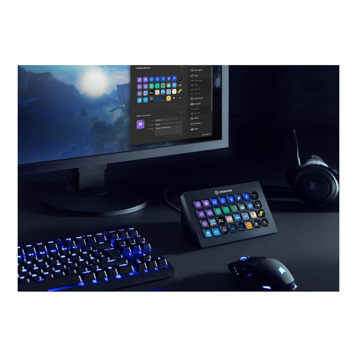 Corsair Elgato Stream Deck XL Keypad Black 10GAT9901