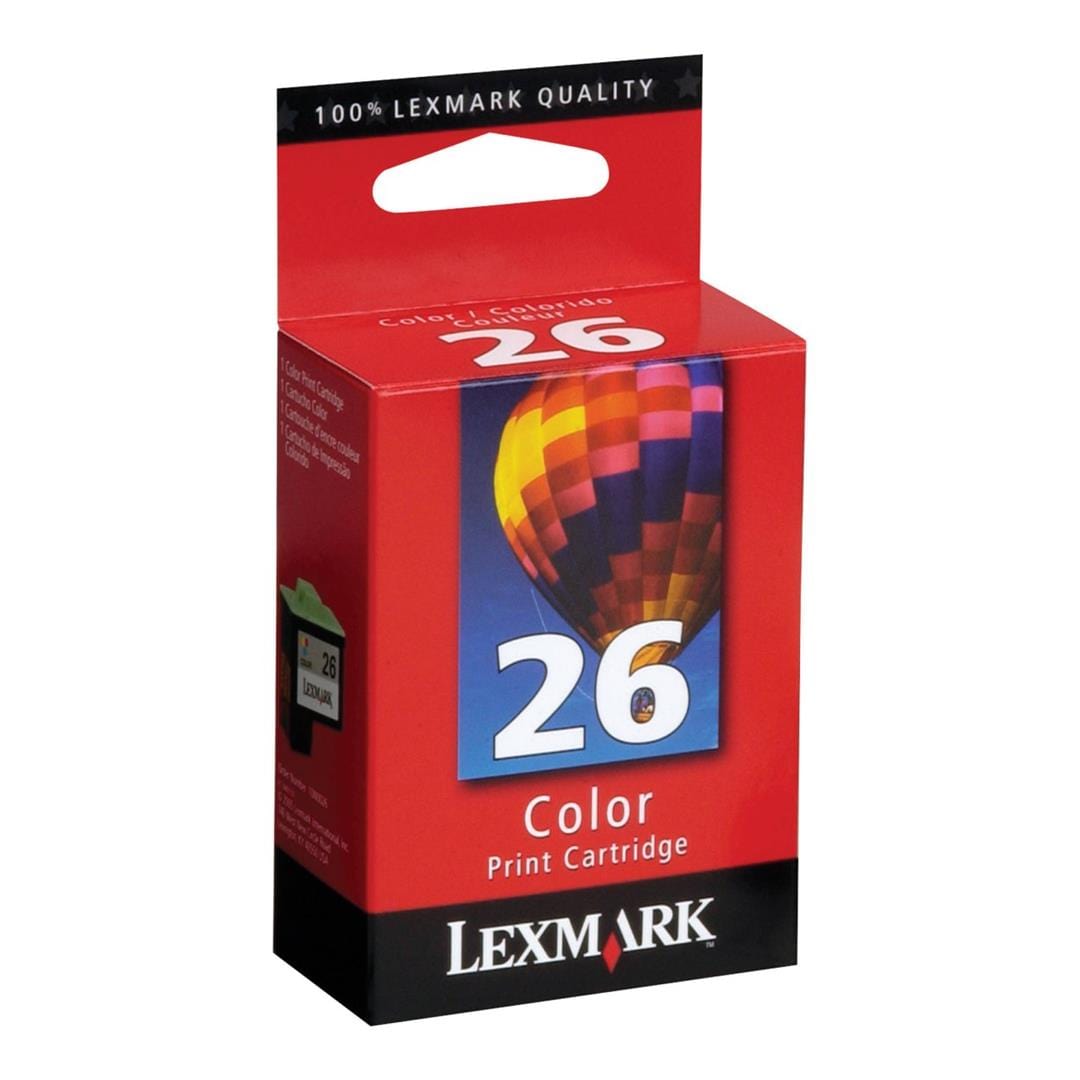 Lexmark 26 Tri-colour Ink Cartridge Original 10N0026 Single-pack