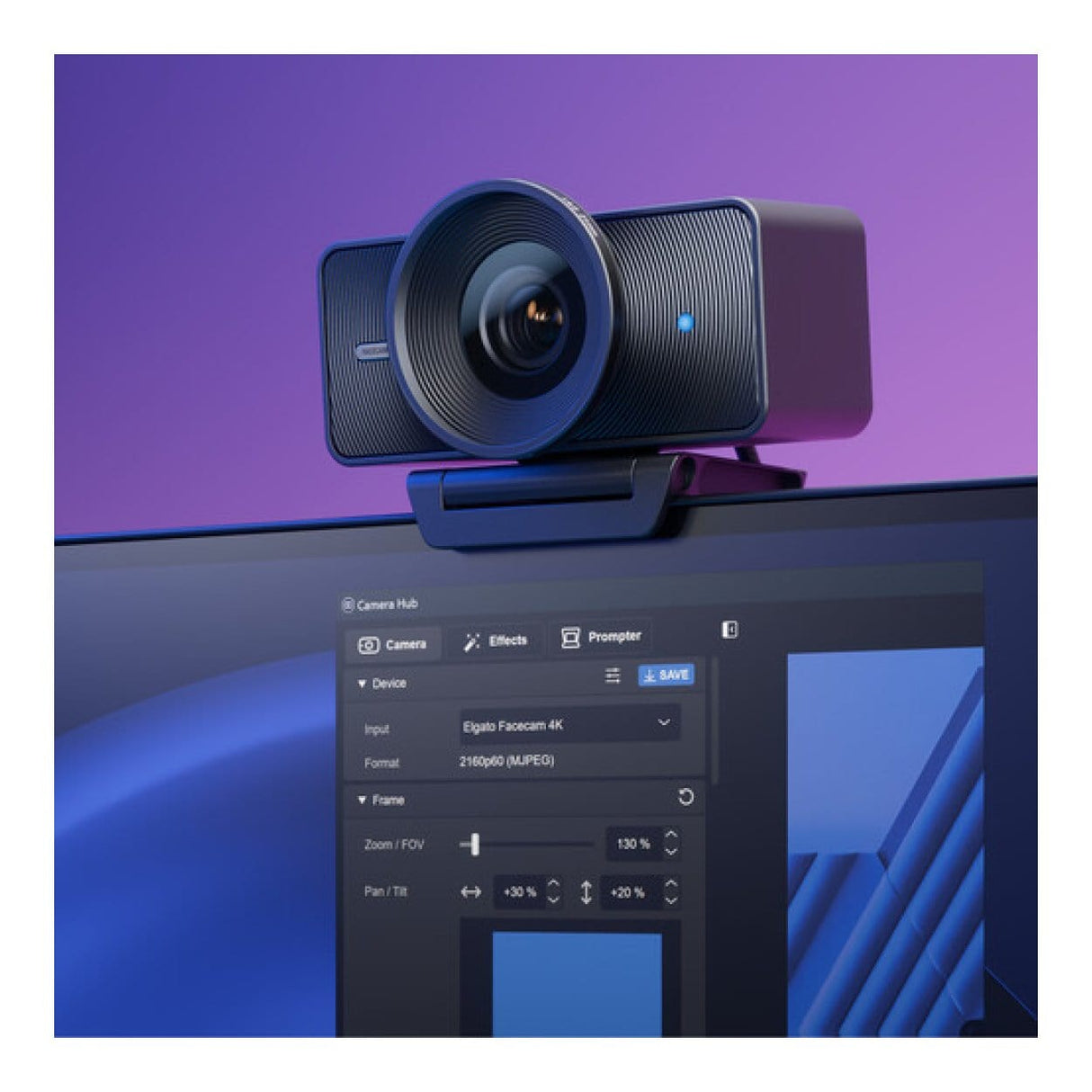 Corsair Elgato Facecam 4K Premium Webcam 10WAF9901