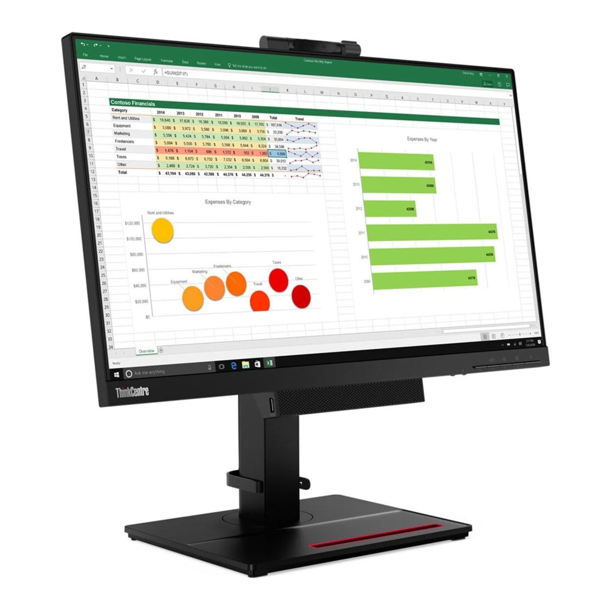 Lenovo ThinkCentre Tiny-In-One 24 G4 23.8-inch 1920 x 1080p FHD 16:9 60Hz 4ms LED IPS Modular Monitor 11GDPAT1SA