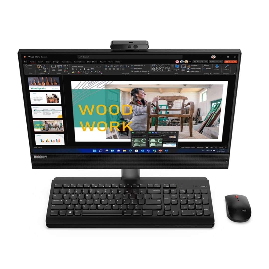 Lenovo ThinkCentre M70a G3 21.5-inch FHD All-in-One PC - Intel Core i5-12400 8GB RAM 512GB SSD Win 11 Pro