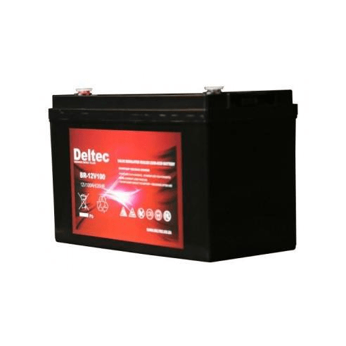 Deltec AGM 12V 100AH Deep Cycle Battery 12-100AGM