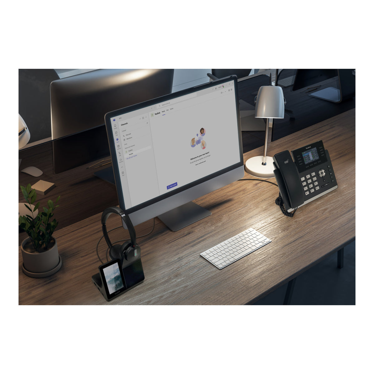 Yealink WH64 MS Teams Dual Wireless Workstation Headset 1208736