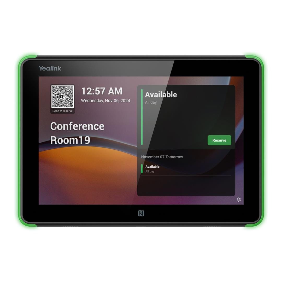 Yealink RoomPanel E2 8-inch All-In-One Meeting Room Scheduling Panel 1303172