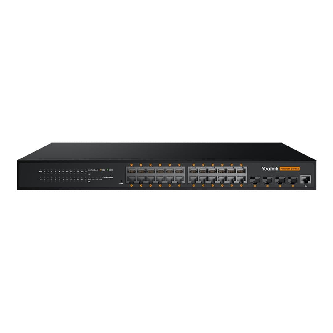 Yealink RCH240 L2+ Gigabit Ethernet (10/100/1000) PoE Managed Switch
