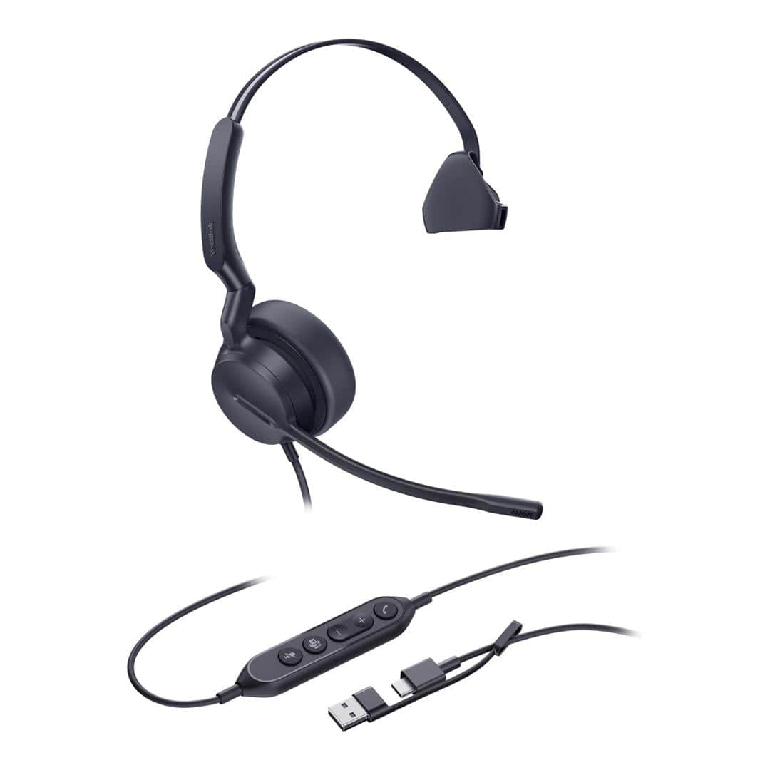 Yealink UH44 Mono Teams Wired Headset 1308188