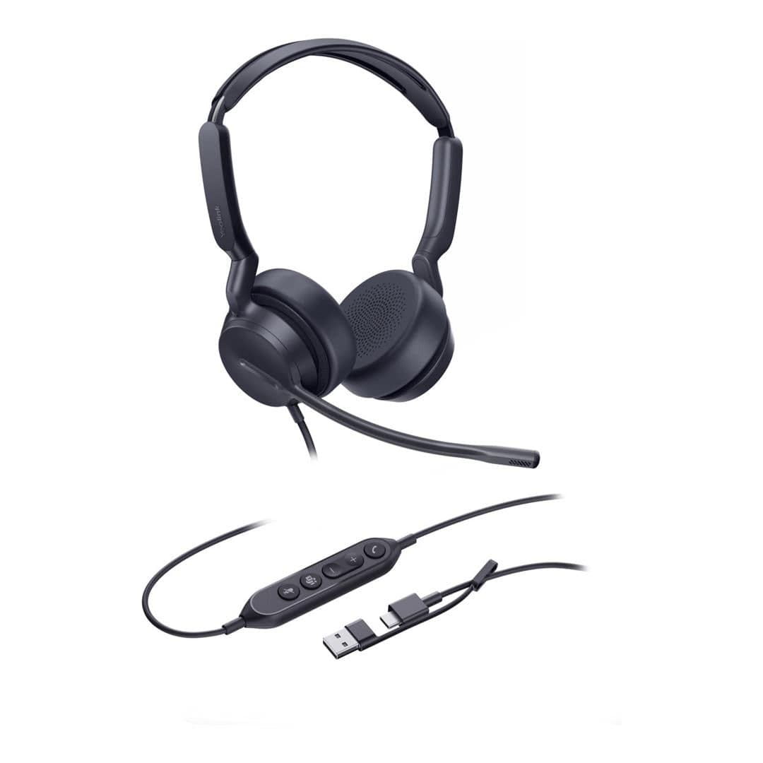 Yealink UH42 Wired Dual Teams Headset Black 1308195