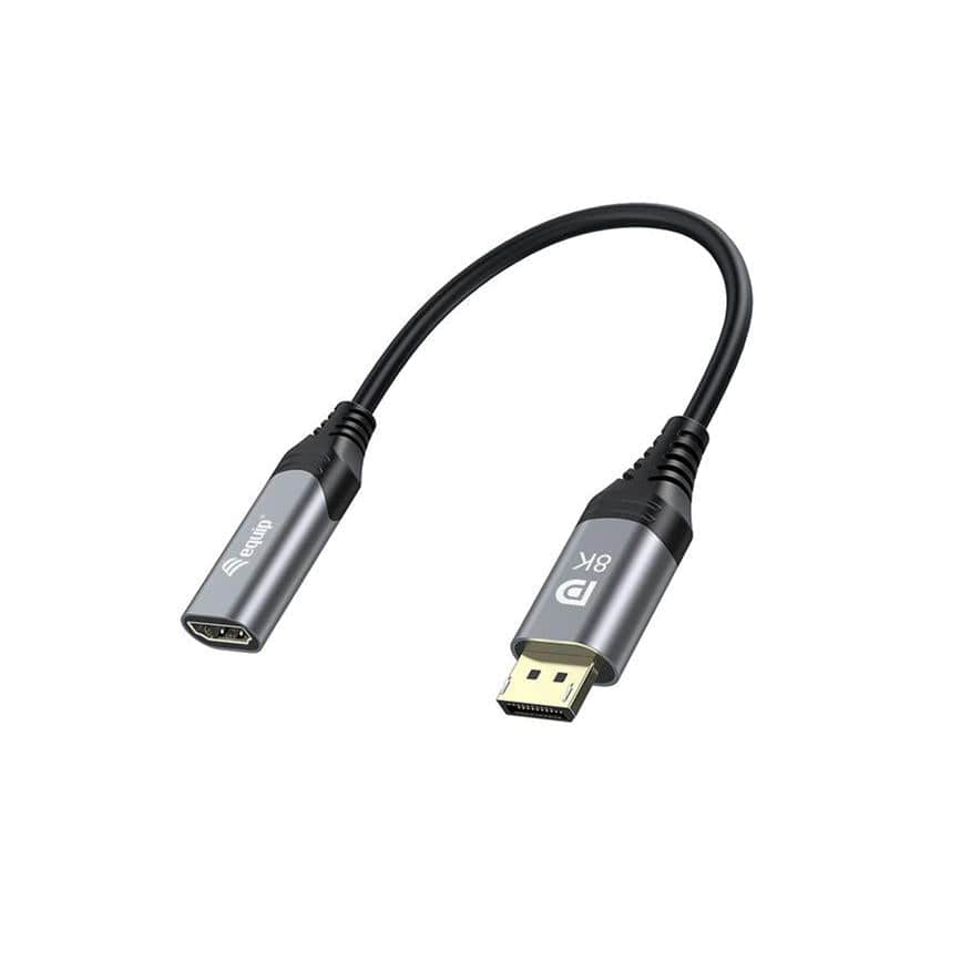 Equip DisplayPort 1.4 Male to HDMI Female 8K 60Hz Adapter 133446
