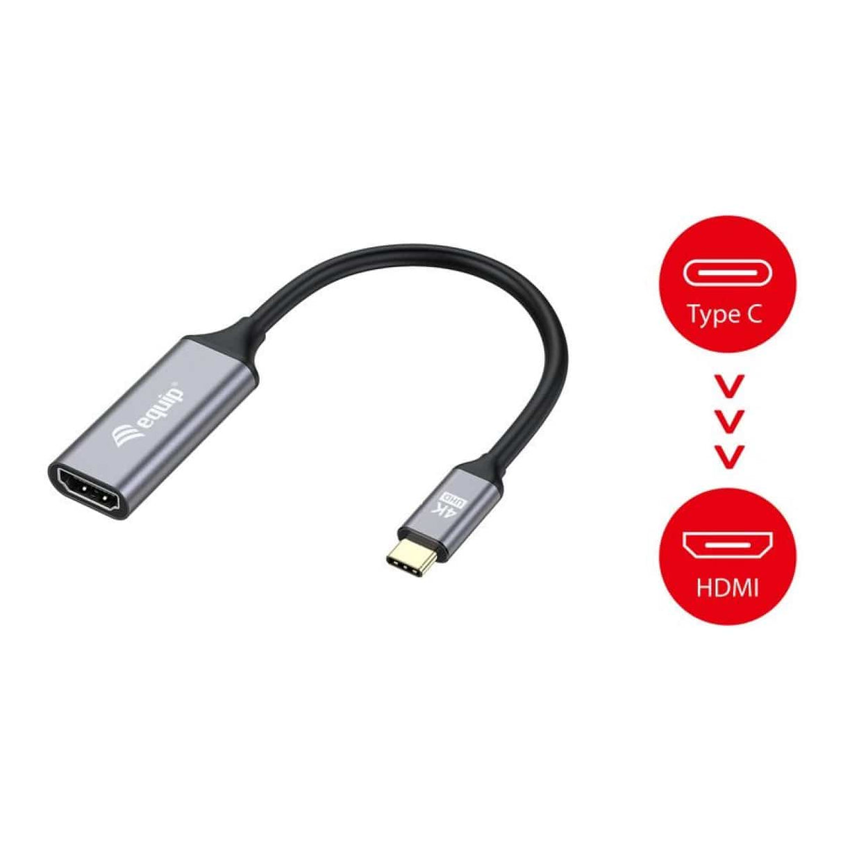 Equip USB-C to HDMI 2.0 4K 60Hz Adapter 133491