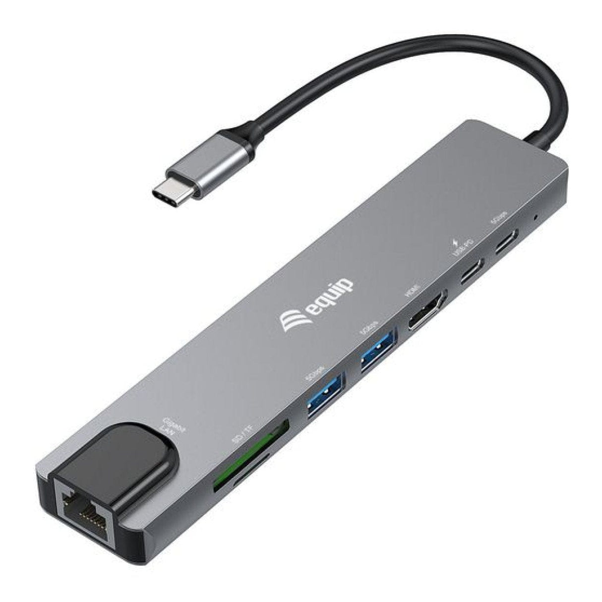 Equip 8-in-1 Multifunctional USB-C 4K HDMI Adapter 133497