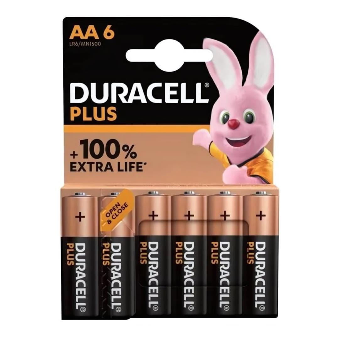 Duracell Plus AA Batteries 6-pack x10 140837