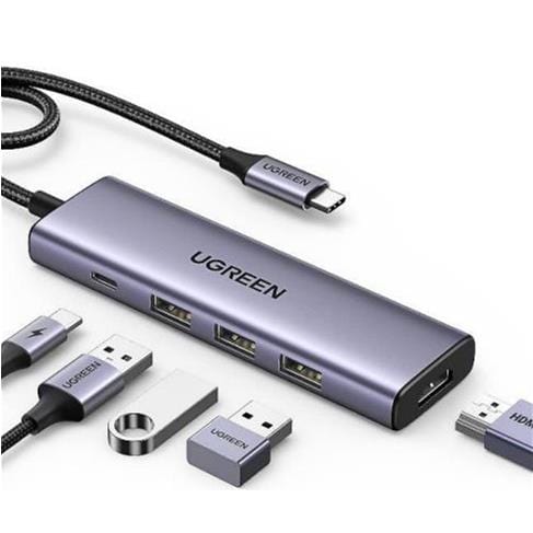Ugreen USB-C Multi Port Docking Station Grey 15596