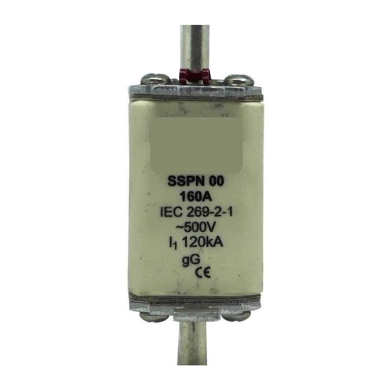 Solarix 500V 160A NH00 Ceramic Din Fuse 160NHG00B