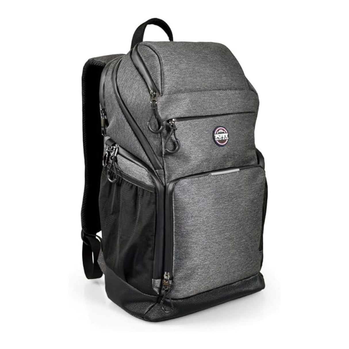 Port Designs 16-inch Montreal Notebook Backpack Black and Grey 170401