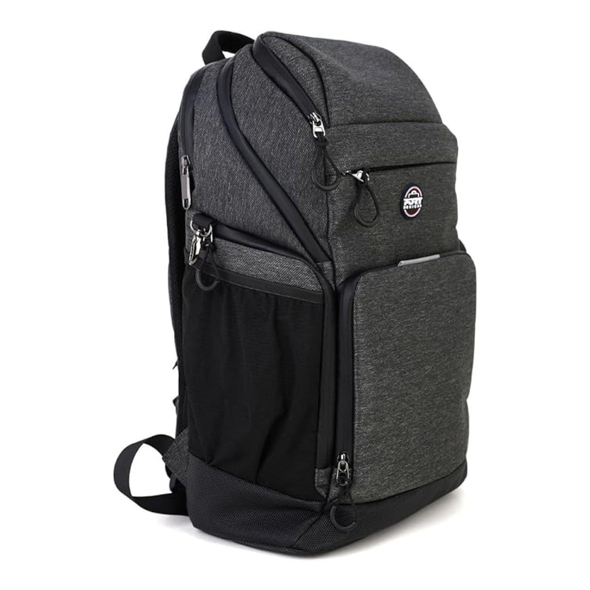 Port Designs 16-inch Montreal Notebook Backpack Black and Grey 170401
