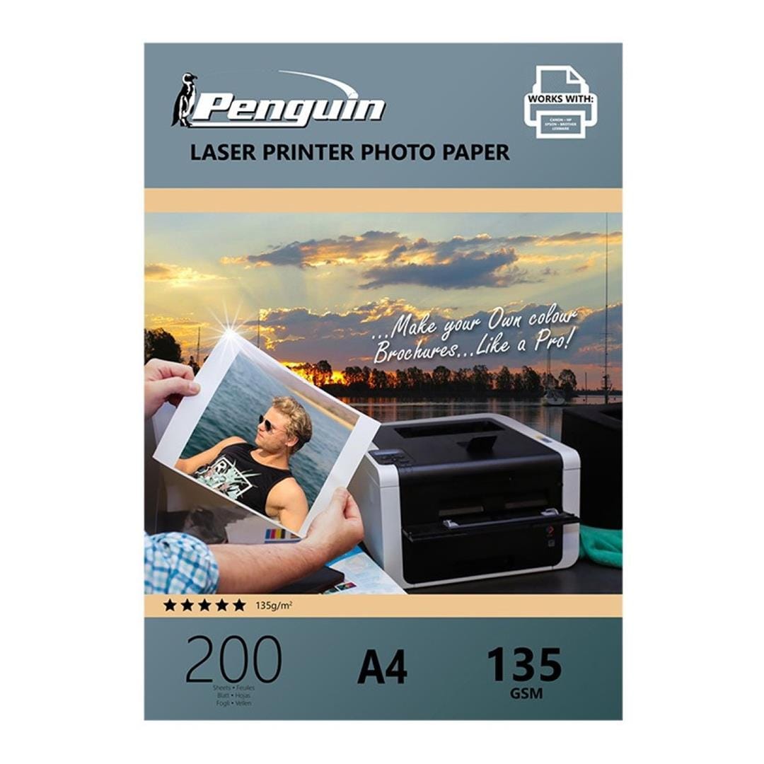Penguin A4 200-sheets Gloss Laser Photo Paper 17402017