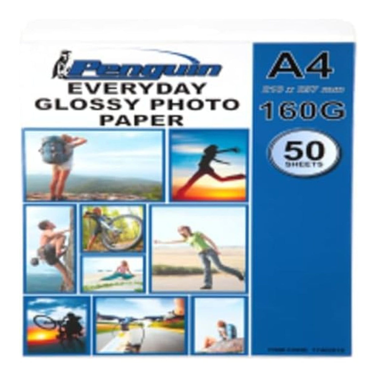 Penguin 160GSM A4 Inkjet Everyday Photo Paper 50 Sheets 17402018