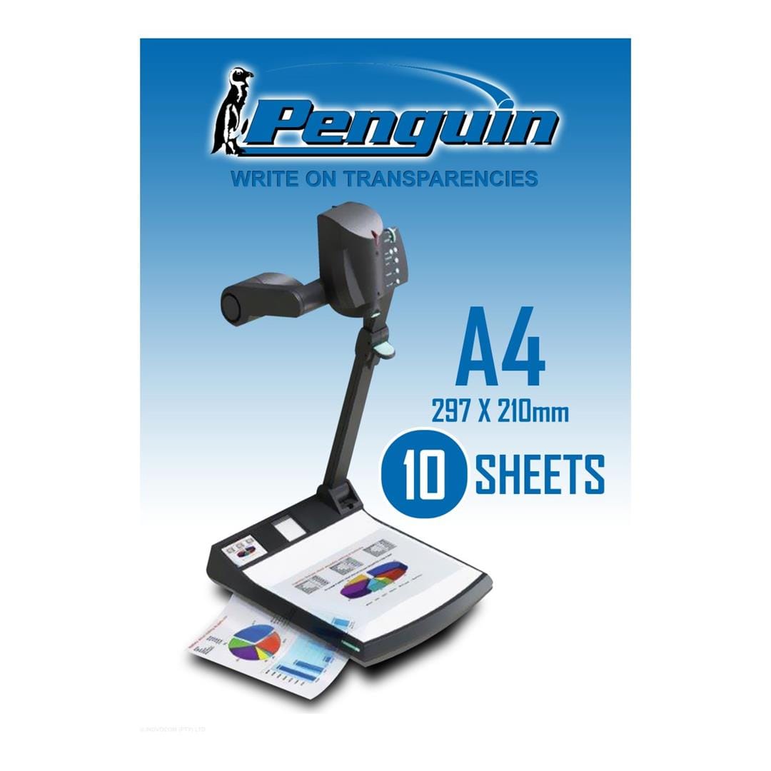 Penguin A4 100 Microns Write-On Transparency Film - 100-pack 17406999